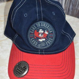 Walt Disney World Parks Bottle Cap Opener Hat Blue